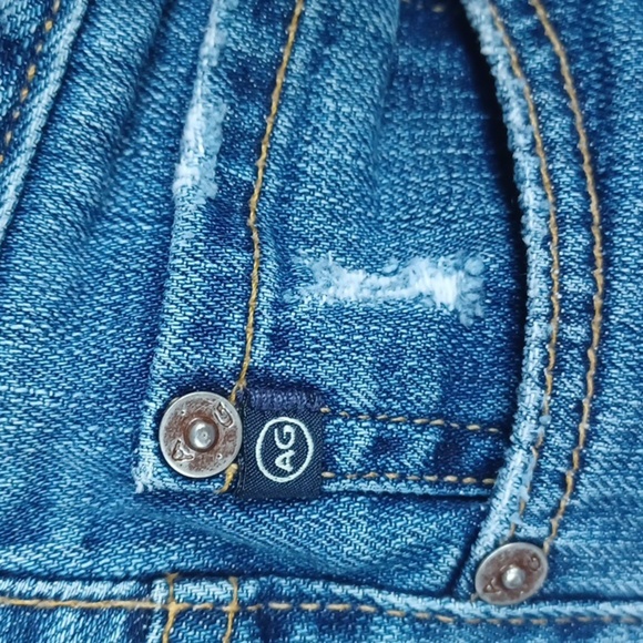 AG Premiere Skinny Straight Jeans Distressed sz 29 - Picture 5 of 9